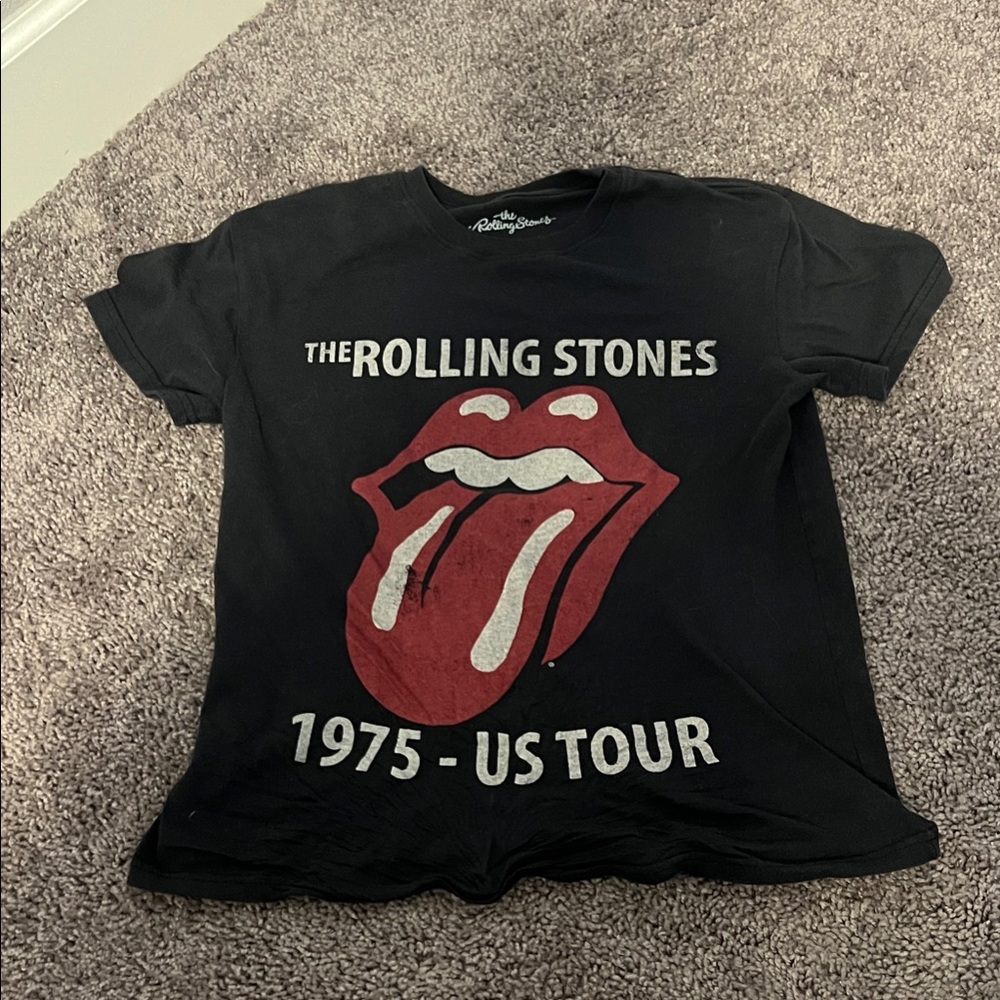 The Rolling Stones Black and Red Tour Tee